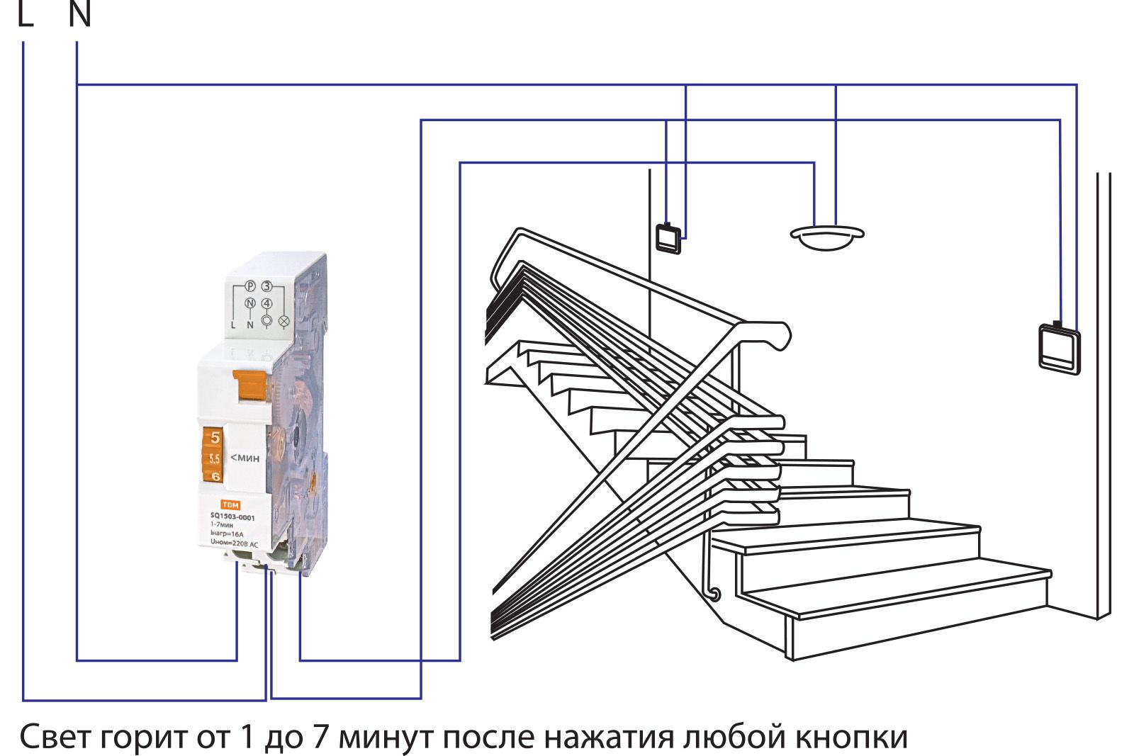 Подсветка лестницы на ступенях с датчиком движения своими руками схема подключения